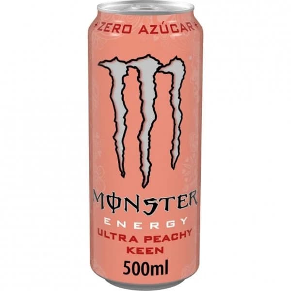 Monster Energy Ultra Peachy Keen Bebida Energética sin azúcar lata 500 ml. - 0.5 l - Imagen del producto en Findit