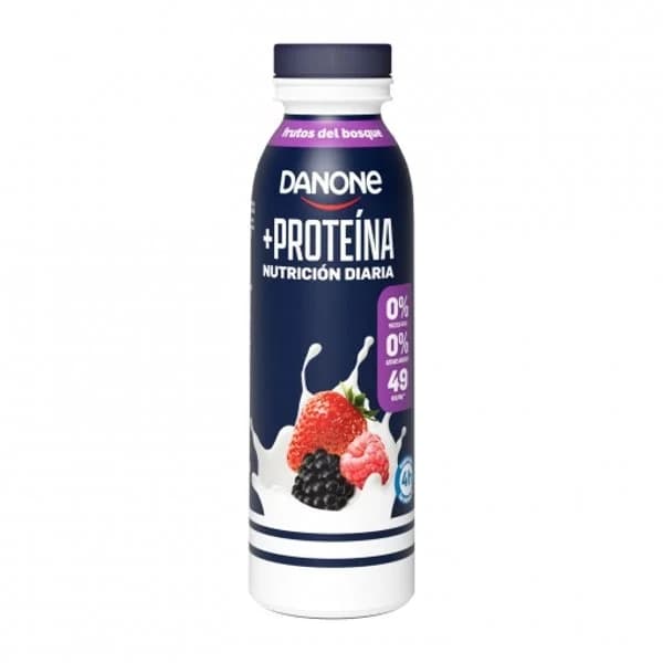 Leche fermentada desnatada con arándano, frambuesa y mora Danone 265 ml. - 0.27 l - Imagen del producto en Findit