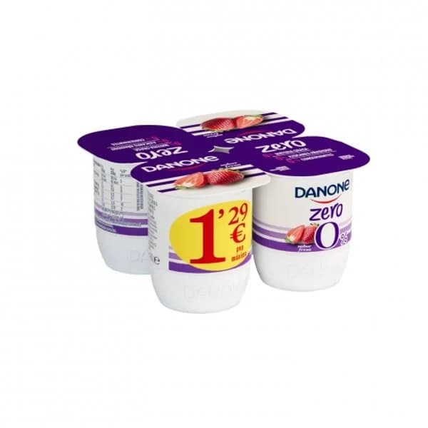 Yogur Desnatado Fresa 4U - 0.48 kg - Imagen del producto en Findit