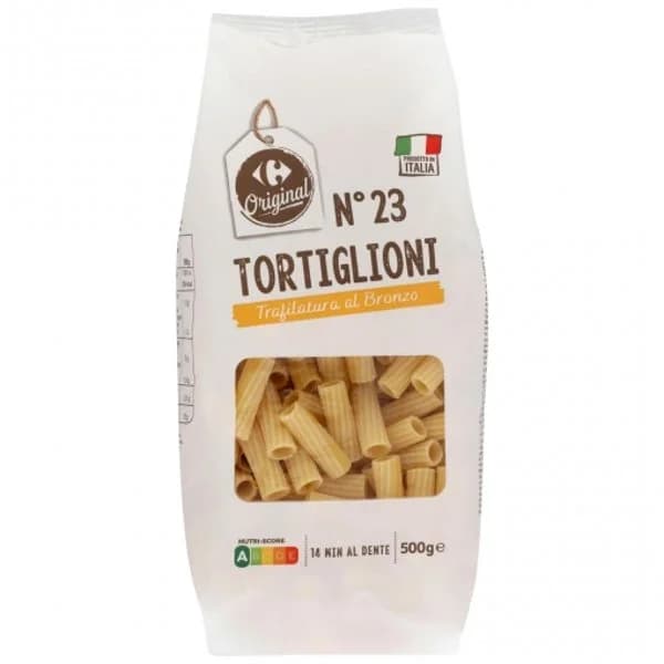 Tortiglioni Carrefour 500 g. - 0.5 kg - Imagen del producto en Findit