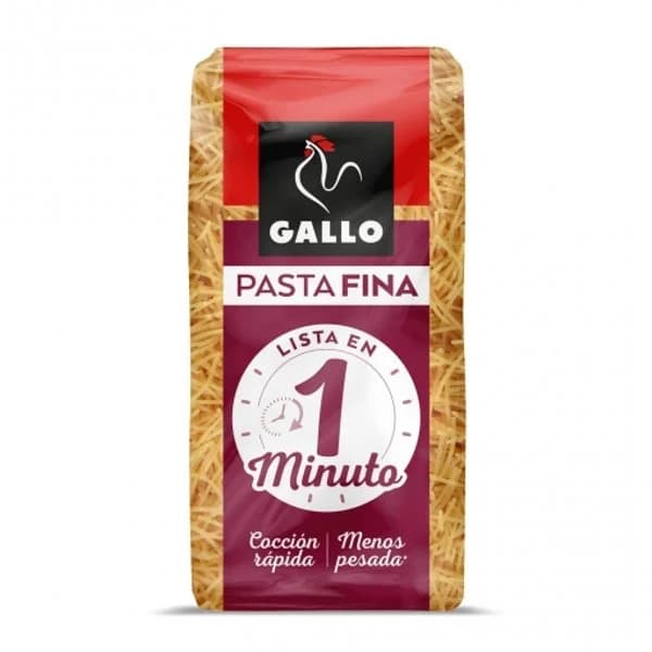 Pasta fideo fina Gallo 400 g. - 0.4 kg - Imagen del producto en Findit