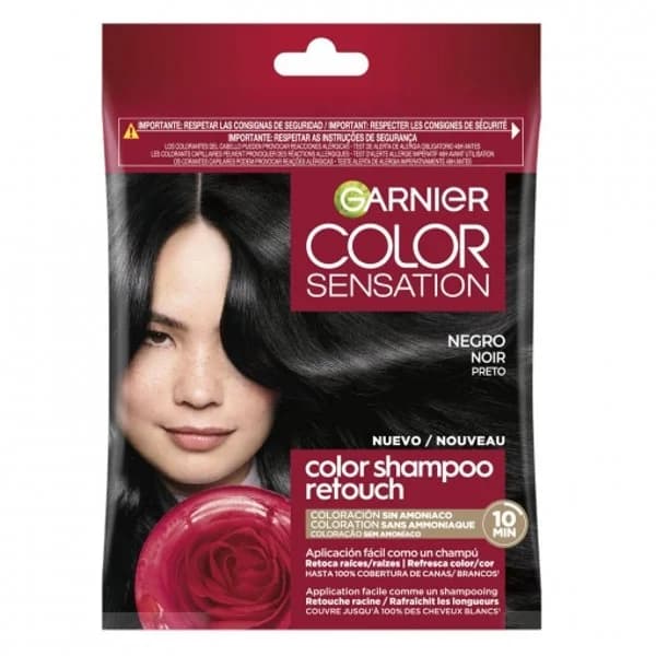 Champú retoque color negro Garnier Color Sensation 40 ml. - 0.04 l - Imagen del producto en Findit