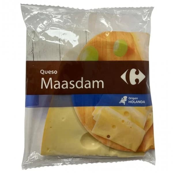 Queso maasdam Carrefour 375 g. - 0.38 kg - Imagen del producto en Findit