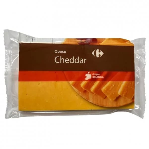 Queso cheddar Carrefour 300 g. - 0.3 kg - Imagen del producto en Findit