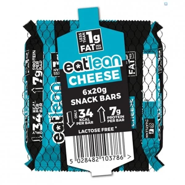 Barritas snack de queso proteico Eatlean sin lactosa pack de 6 unidades de 20 g. - 0.12 kg - Imagen del producto en Findit
