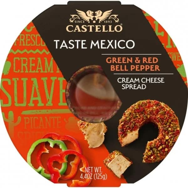 Queso de vaca decorado con paprika Castello 125 g - 0.13 kg - Imagen del producto en Findit