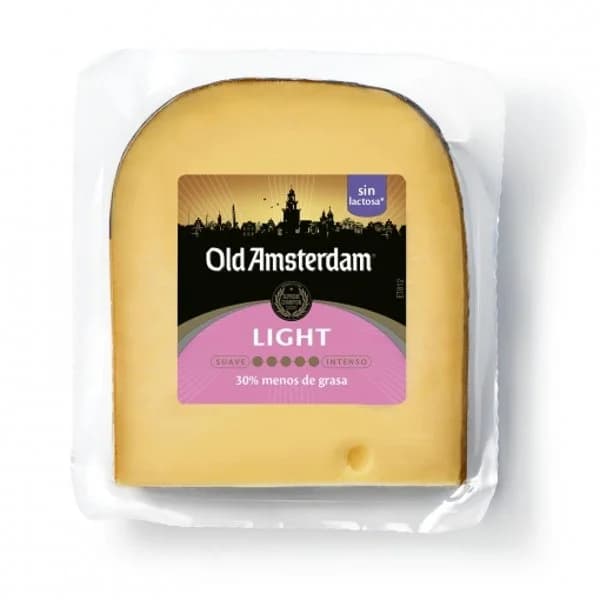 Queso light cuña Old Amsterdam sin lactosa 180 g. - 1 ud - Imagen del producto en Findit