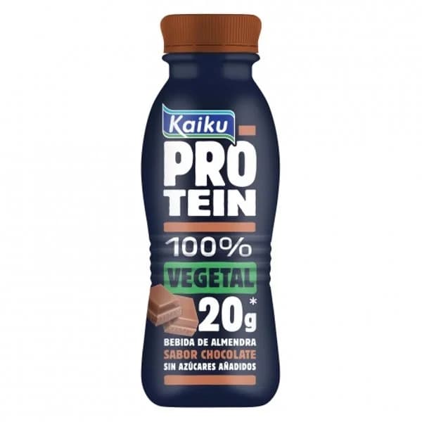 Bebida de almendra sabor chocolate proteína Kaiku BeGetal sin azúcar añadido 330 ml. - 1 ud - Imagen del producto en Findit