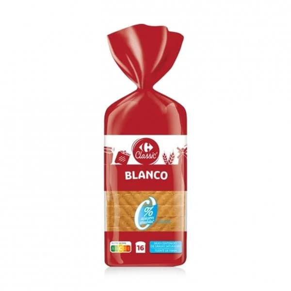 Pan de molde con corteza Carrefour Classic 460 g. - 0.46 kg - Imagen del producto en Findit