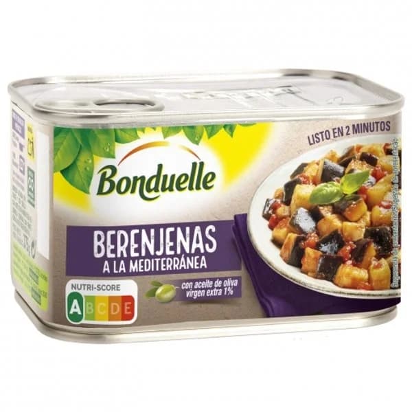 Berenjenas a la mediterránea Bonduelle 375 g. - 0.38 kg - Imagen del producto en Findit