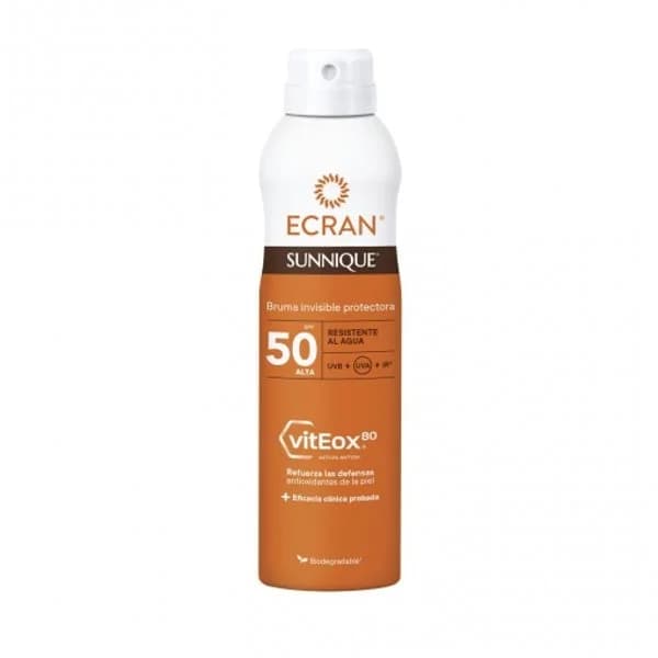 Spray bruma invisible protectora SPF 50 Ecran Sunnique 250 ml. - 0.25 l - Imagen del producto en Findit