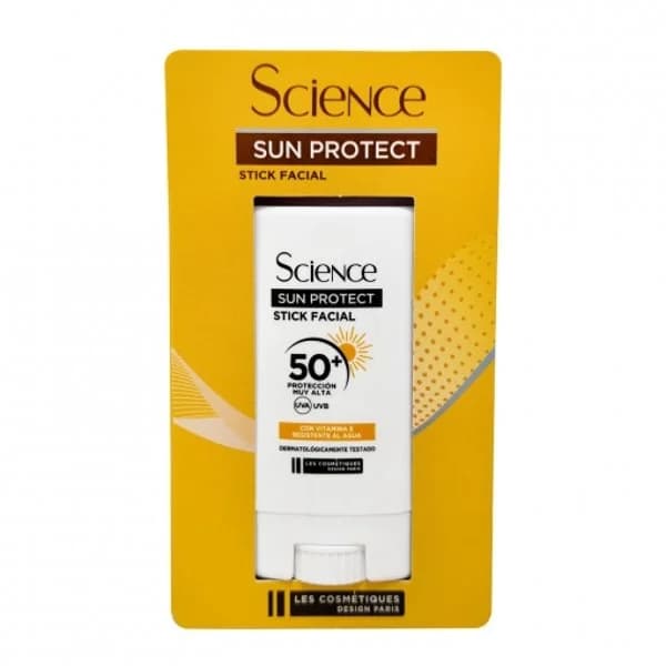 Crema solar facial stick SPF50+ Science Les Cosmetiques 15 g. - 1 ud - Imagen del producto en Findit