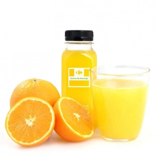 Zumo de naranja recién exprimido Carrefour 250 ml - 0.25 l - Imagen del producto en Findit