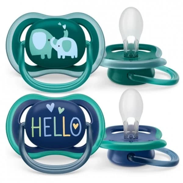 Chupete anatómico de silicona niño +18m Ultra Air Philips Avent 2 ud. - 2 ud - Imagen del producto en Findit