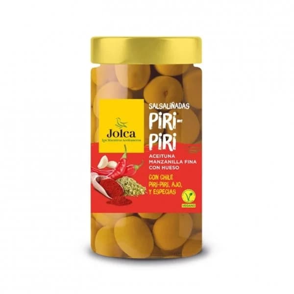 Aceituna Manzanilla Salsaliñadas Piri-Piri - 0.24 kg - Imagen del producto en Findit