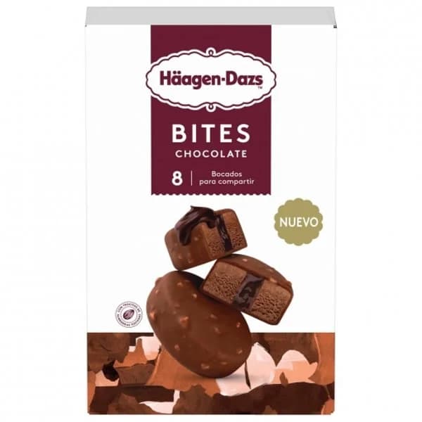 Helado Bites de Chocolate Häagen-Dazs 128 ml. - 0.12 kg - Imagen del producto en Findit