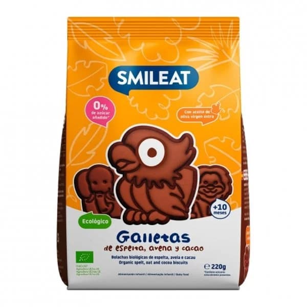 Galletas de Cacao con Espelta y Avena - 0.22 kg - Imagen del producto en Findit