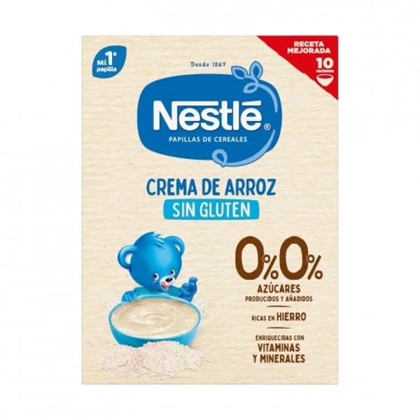 Papilla S/Gluten Crema de Arroz - 0.18 kg - Imagen del producto en Findit
