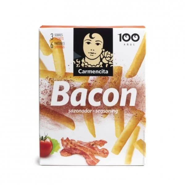 Sazonador sabor bacon Carmencita sin gluten 13,5 g. - 0.01 kg - Imagen del producto en Findit