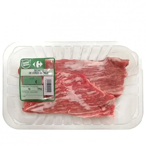 Secreto cerdo ibérico Carrefour 330 g aprox - 0.33 kg - Imagen del producto en Findit