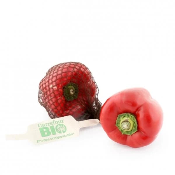 Pimiento rojo ecológico Carrefour Bio 400 g - 0.4 kg - Imagen del producto en Findit