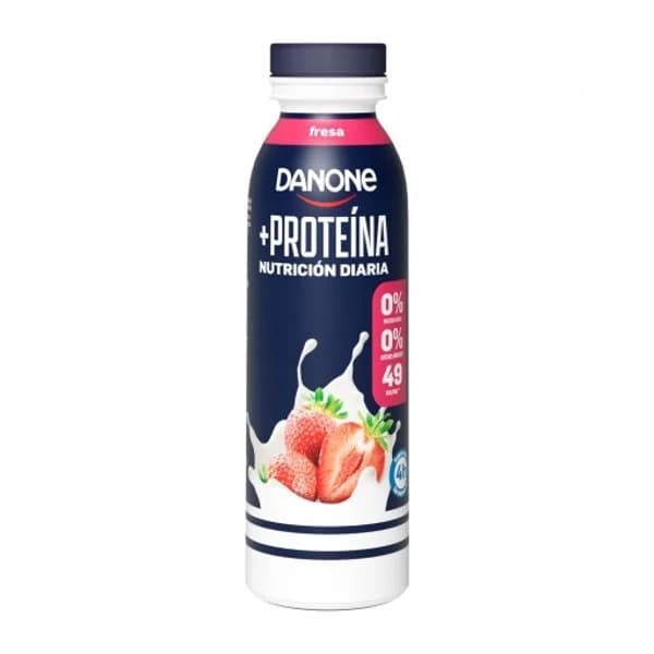 Leche fermentada desnatada con fresa +Proteína Danone 265 ml. - 0.27 l - Imagen del producto en Findit