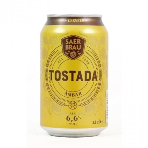 Cerveza tostada Saer Brau lata 33 cl. - 0.33 l - Imagen del producto en Findit