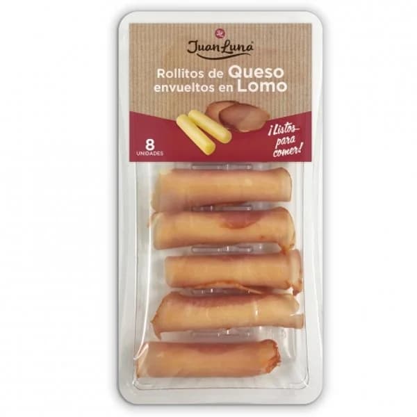 Rollitos de queso envueltos en lomo Juan Luna 80 g. - 1 ud - Imagen del producto en Findit