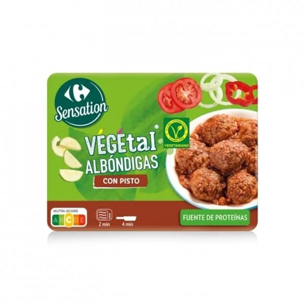 Albóndigas con pisto vegetal Sensation Carrefour 300 g. - 0.3 kg - Imagen del producto en Findit