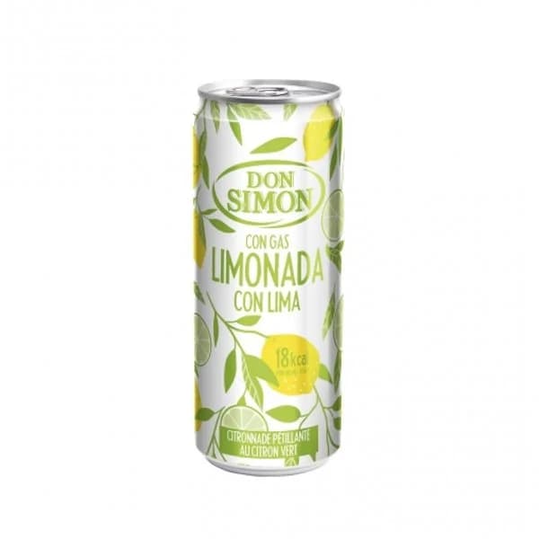 Limonada con lima con gas Don Simón lata 33 cl. - 0.33 l - Imagen del producto en Findit