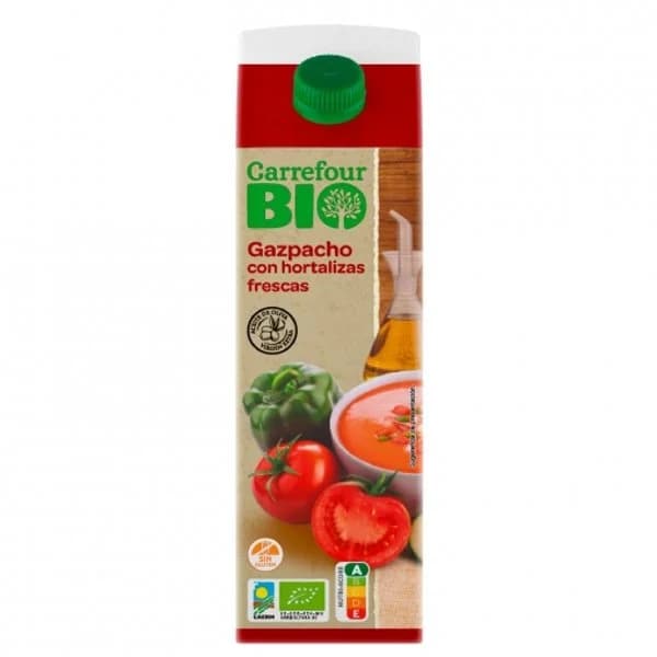 Gazpacho ecológico Carrefour Bio 1 l. - 1 ud - Imagen del producto en Findit