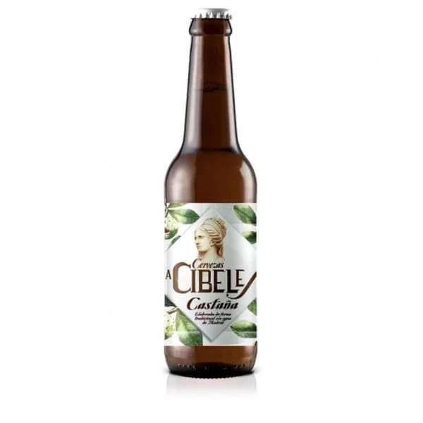 Cerveza artesana La Cibeles castaña botella 33 cl. - 0.33 l - Imagen del producto en Findit