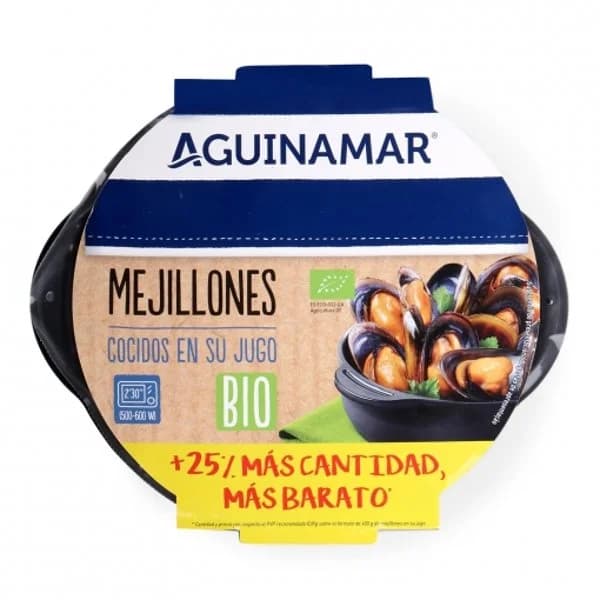 Mejillón ecológico 500 g - 0.5 kg - Imagen del producto en Findit