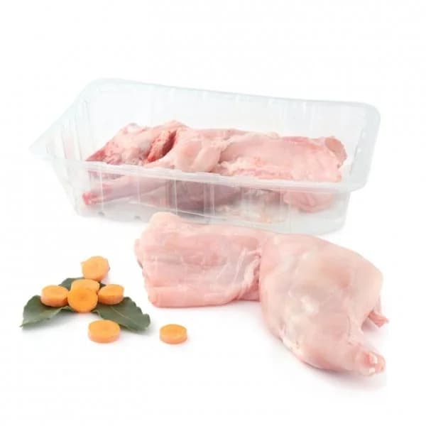 Medio conejo a cuartos Círculo de Calidad 550 g aprox - 0.55 kg - Imagen del producto en Findit