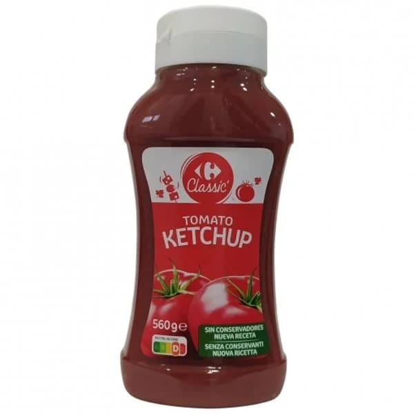 Kétchup Classic Carrefour envase 560 g. - 0.56 kg - Imagen del producto en Findit
