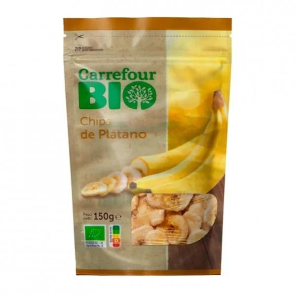 Chipa de plátano ecológicos Carrefour Bio doy pack 150 g. - 1 ud - Imagen del producto en Findit