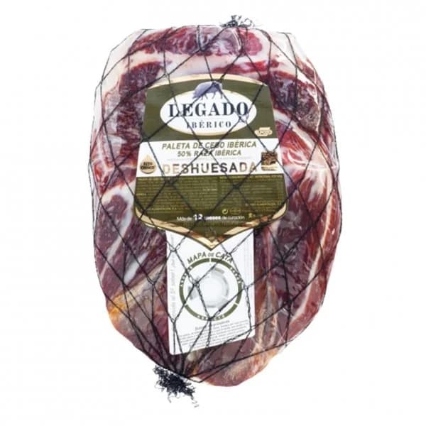 Paleta de cebo ibérica 50% raza ibérica deshuesada El Pozo pieza 2,3 kg aprox - 1 ud - Imagen del producto en Findit