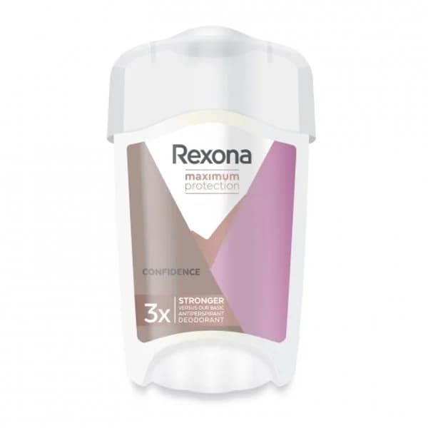 Desodorante en crema antitranspirante Maximum Protection Soft Solid Confidence Rexona 45 ml. - 1 ud - Imagen del producto en Findit
