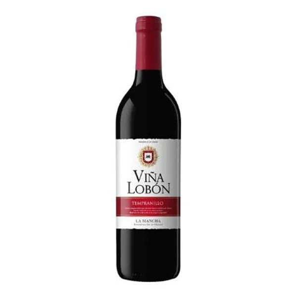 Vino D.O. Mancha tinto tempranillo Viña Lobón 75 cl. - 1 ud - Imagen del producto en Findit