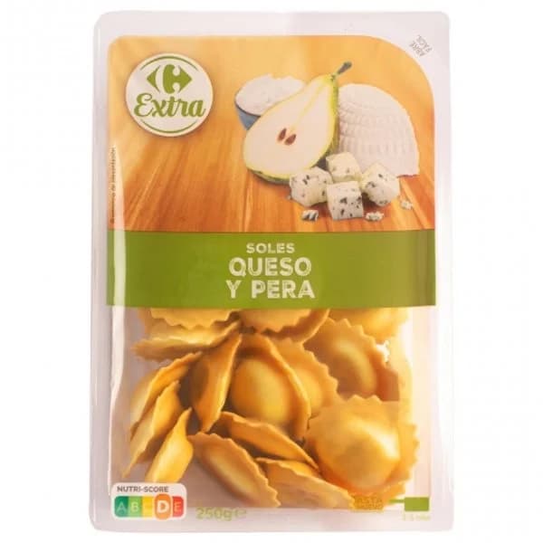 Soles de queso y pera Carrefour Extra 250 g. - 1 ud - Imagen del producto en Findit