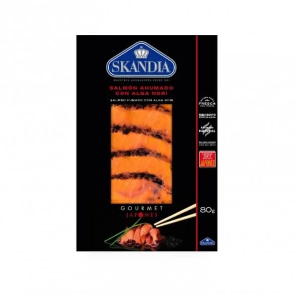 Salmón ahumado con alga nori Skandia 80 g. - 0.08 kg - Imagen del producto en Findit