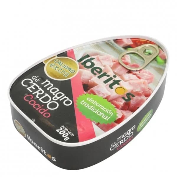 Magro de cerdo cocido Iberitos lata de 200 g. - 0.2 kg - Imagen del producto en Findit