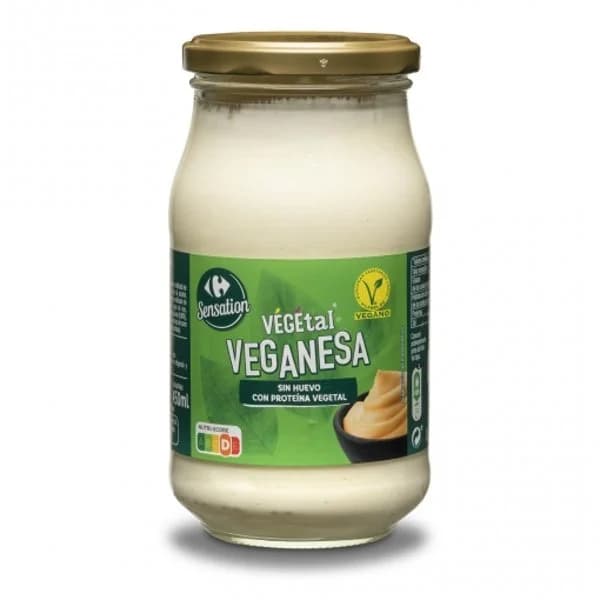 Salsa vegetal Veganesa Sensation Carrefour 450 ml. - 0.45 kg - Imagen del producto en Findit