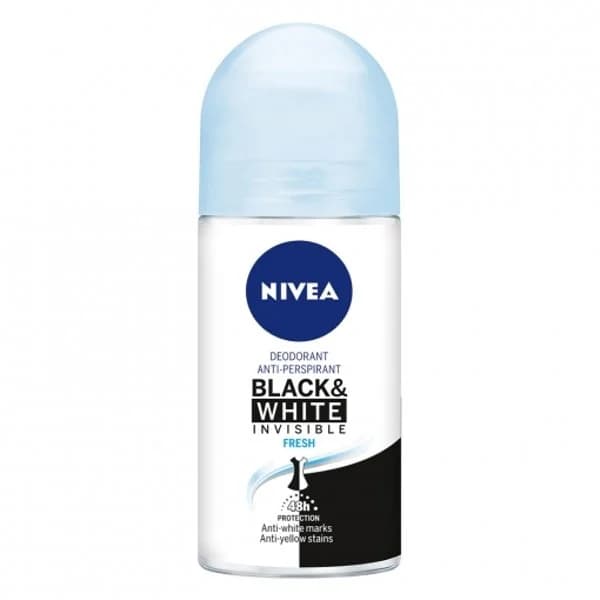 Desodorante roll-on invisible For Black & White Fresh Nivea 50 ml. - 0.05 l - Imagen del producto en Findit