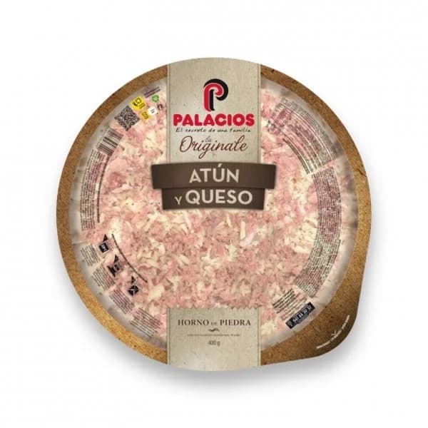 Pizza de atún y queso La Originale Palacios 400 g. - 0.4 kg - Imagen del producto en Findit