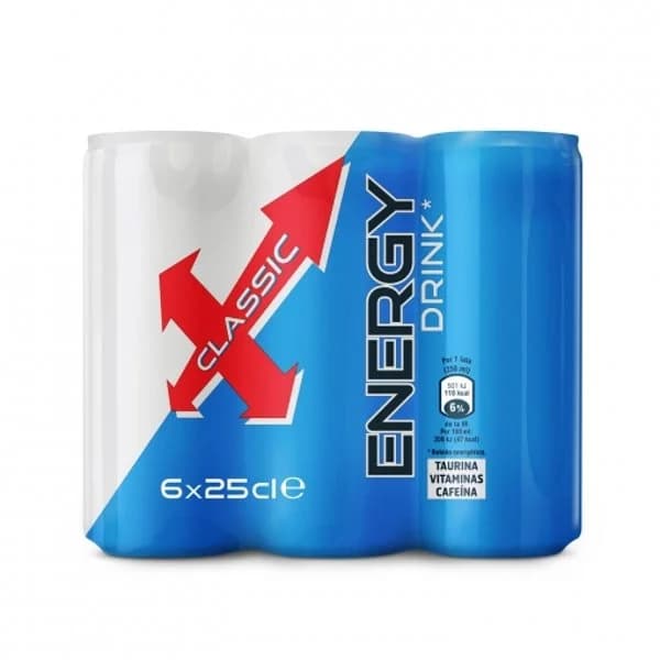 Classic´ bebida Energética pack 6 latas 25 cl. - 1.5 l - Imagen del producto en Findit