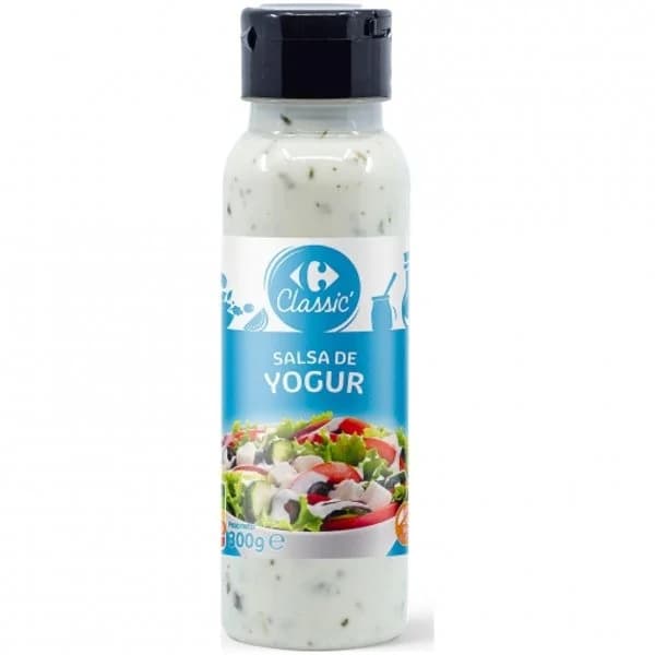 Salsa de yogur para ensaladas Classic Carrefour envase 300 g. - 0.3 kg - Imagen del producto en Findit