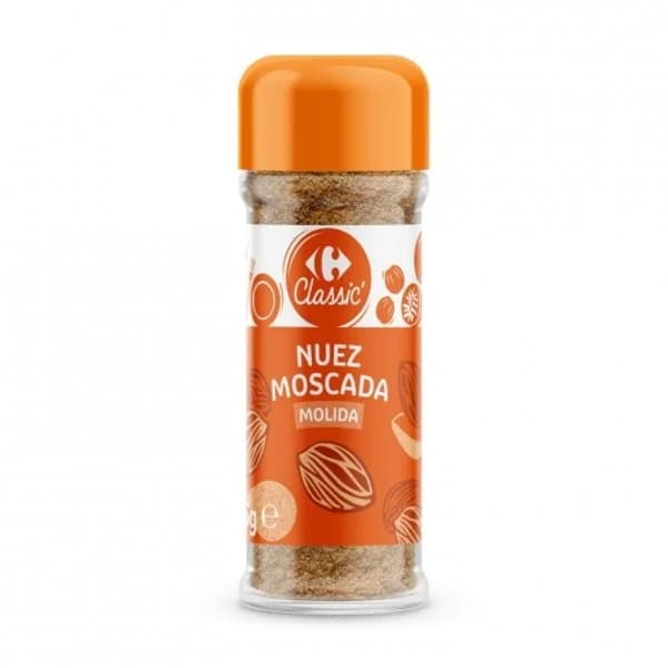 Nuez moscada molida Carrefour Classic 45 g. - 0.05 kg - Imagen del producto en Findit