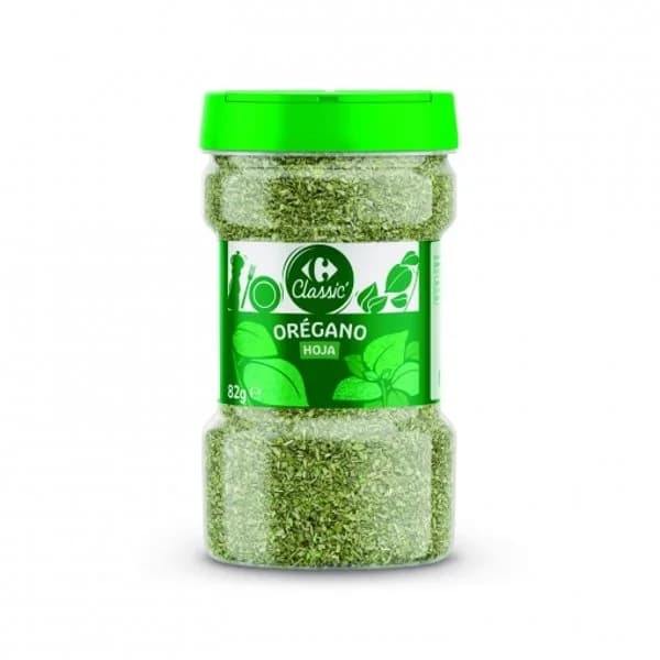 Orégano hoja Carrefour Classic 82 g. - 0.08 kg - Imagen del producto en Findit