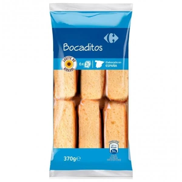 Bocaditos Carrefour 370 g. - 0.37 kg - Imagen del producto en Findit